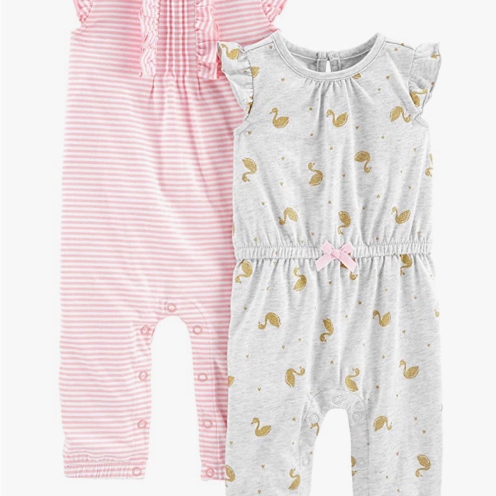 NEW Baby girl jumpers size 18 months (set of two) Carters, BRAND NEW